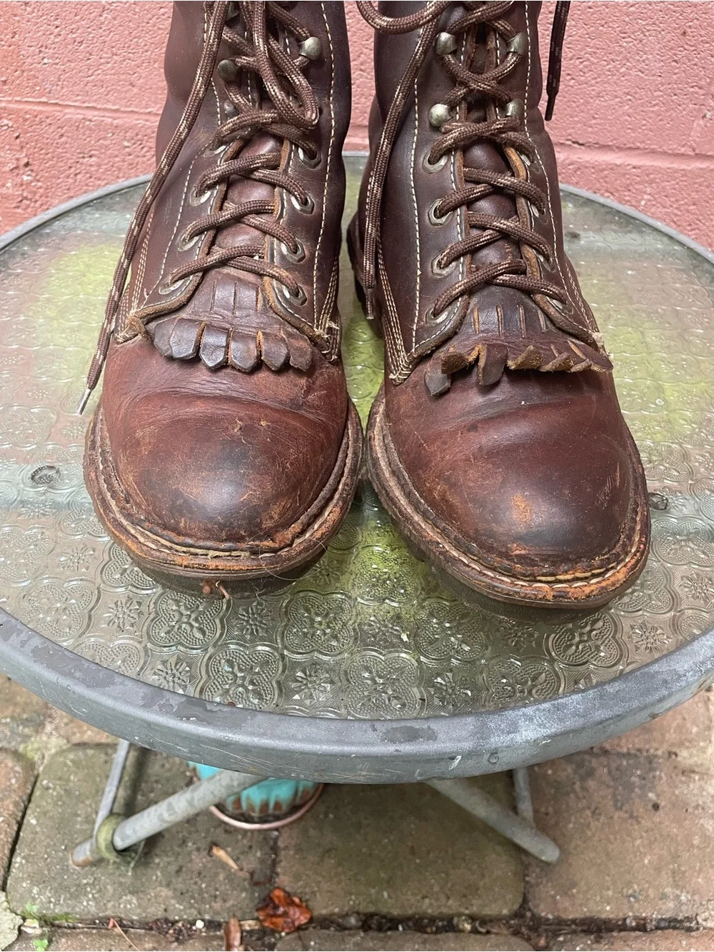 Wolverine Rancher Lace Up Boots Size 9.5